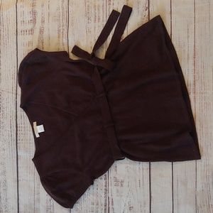 SARAH SPENCER ITALIAN MERINO WOOL SWEATER WITH TIE BELT